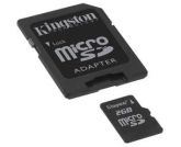 Cartão de Memória Kingston 2GB microSD Card w/ SD adapter