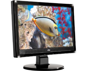 Monitor AOC 1619Swa 15.6in LCD 15.6in 1366x768 0.252mm Black